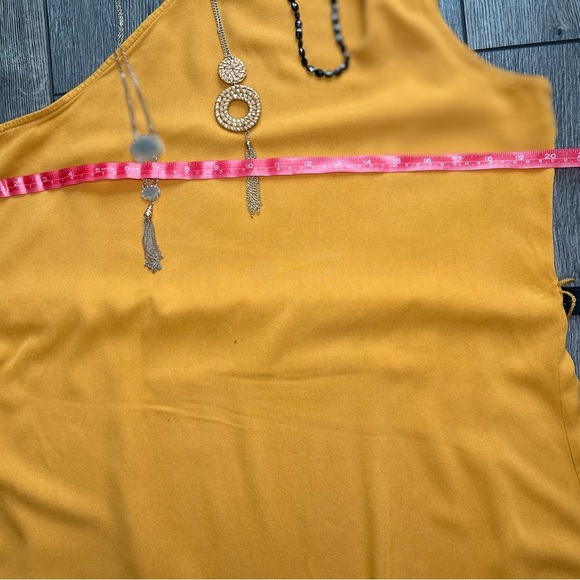 ANTONIO MELANI Orange Black One Shoulder Cocktail Dress - Picture 12 of 15